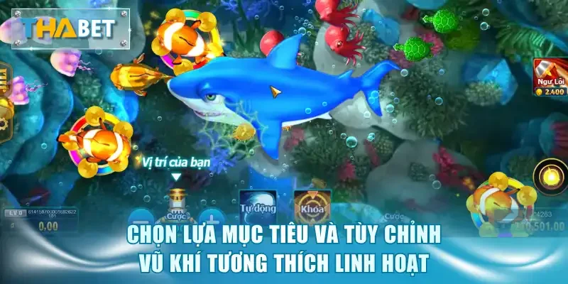 Chọn lựa mục tiêu và tùy chỉnh vũ khí tương thích linh hoạt