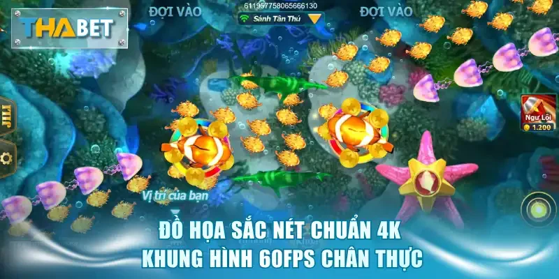 Đồ họa sắc nét chuẩn 4K khung hình 60FPS chân thực