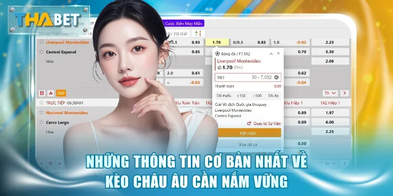 Những thông tin cơ bản nhất về kèo châu Âu cần nắm vững